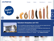 Tablet Screenshot of juerging.de